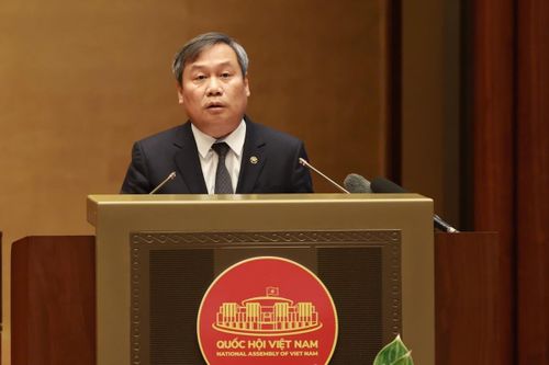 Ủy viên Trung ương Đảng, Phó Bí thư thành ủy, Chủ tịch UBND thành phố Hà Nội Vũ Đại Thắng phát biểu tại Hội nghị. Ảnh: VGP.