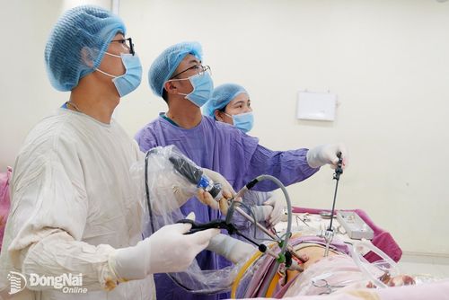 Bệnh nhi được chăm sóc, điều trị tại Bệnh viện Nhi đồng Đồng Nai.