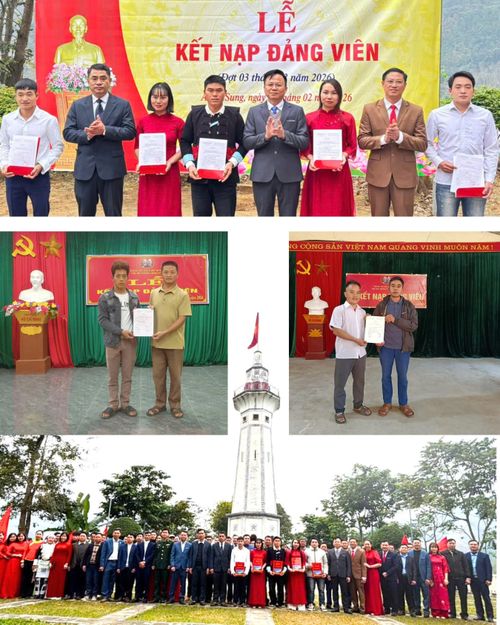 Đảng bộ xã A Mú Sung quan tâm công tác phát triển đảng viên mới.