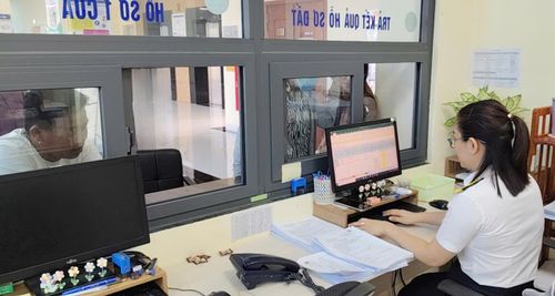 Cán bộ Thuế cơ sở 6 tỉnh Lâm Đồng hỗ trợ người dân thực hiện nghĩa vụ tài chính