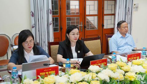 Các đại biểu tham dự buổi làm việc.