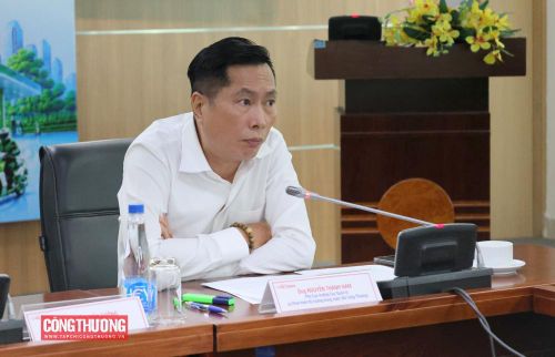 Ông Nguyễn Thành Nam, Phó Cục trưởng Cục Quản lý và Phát triển thị trường trong nước (Bộ Công Thương) phát biểu