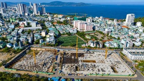 Dự án Lavista Quy Nhơn đã hoàn thiện phần móng, hầm