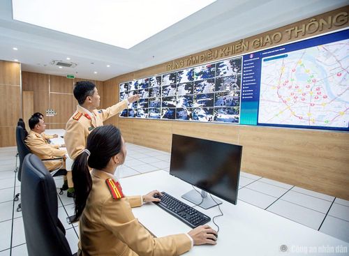 Trung tâm điều khiển giao thông Hà Nội.