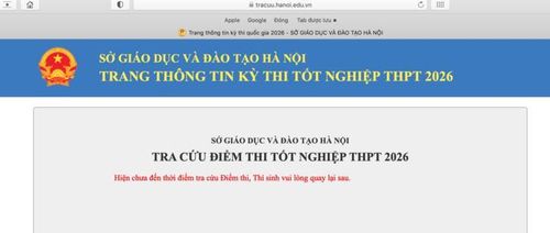 Sở GD&ĐT 34 tỉnh, thành phố công bố điểm thi của thí sinh trên cổng thông tin điện tử của từng địa phương. (Ảnh: Giao diện tra cứu điểm thi của Sở GD&ĐT Hà Nội).