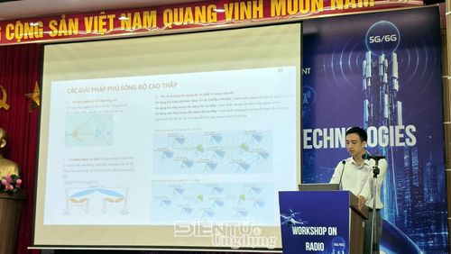 Ông Vũ Đức Nghĩa, Tổng công ty Công nghiệp Công nghệ cao Viettel chia sẻ tại Hội thảo.