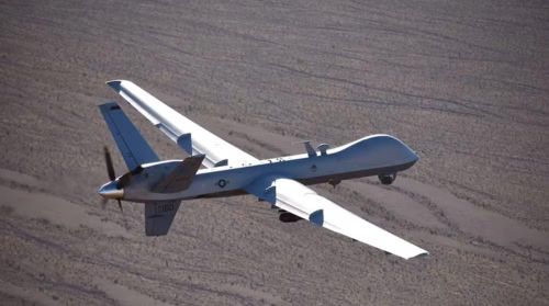 Máy bay không người lái MQ-9 Reaper do tập đoàn General Atomics của Mỹ phát triển, có thể hoạt động ở độ cao trên 15.000 mét với thời gian bay liên tục tới 24 giờ.