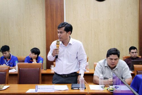 ThS. Nguyễn Hoàng Anh, Phó trưởng Phòng Xây dựng nếp sống văn hóa và Gia đình, Sở Văn hóa và Thể thao TP.HCM phát biểu