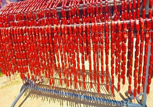 "Tung lò mò" được phơi nắng nhiều ngày cho săn lại