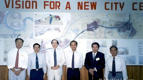 Nhóm quy hoạch SOM thiết kế Nam Sài Gòn. (Ảnh do Kiến trúc sư Ngô Viết Nam Sơn cung cấp)