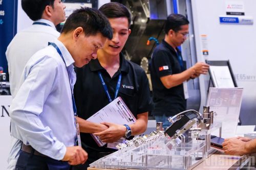 Triển lãm quy tụ hơn 44 doanh nghiệp công nghiệp hỗ trợ tiêu biểu từ Nhật Bản và Việt Nam.