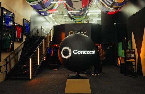 Không gian triển lãm bóng đá Bắc, Trung Mỹ và Caribe tại Concacaf House.