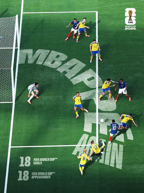 Khoảnh khắc Mbappe mở tỷ số cho Pháp trước Thụy Điển - Ảnh: ESPN