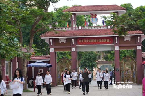 Thí sinh tham dự Kỳ thi tốt nghiệp THPT năm 2026. Ảnh: Mỹ Hà
