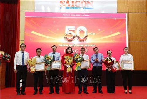 Các tập thể và cá nhân được trao tặng Bằng khen cho thành tích xuất sắc trong tổ chức triển khai, thực hiện Đề án tổ chức Phong trào thi đua sáng tạo và các giải thưởng sáng tạo TP. Hồ Chí Minh giai đoạn 2021 - 2025.