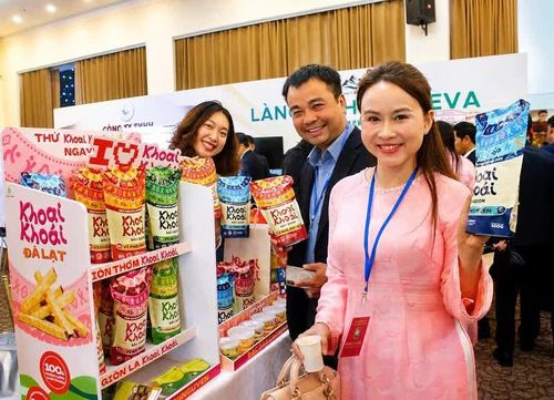 Sản phẩm khoai khoái Đà Lạt của Công ty CP Viên Sơn được nhiều doanh nghiệp quan tâm.