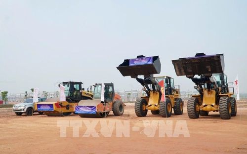 Phú Thọ khởi công hạ tầng kết nối ga thuộc tuyến đường sắt Lào Cai – Hà Nội – Hải Phòng. Ảnh: Tạ Toàn – TTXVN