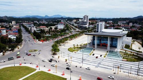 Một góc của Trung tâm tỉnh Lào Cai hôm nay.