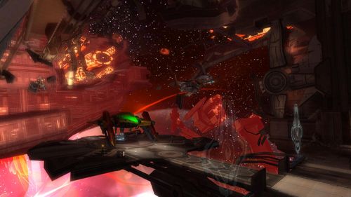 Trong Metroid Prime, hiệu ứng Bloom biến dạng nhiệt tạo ra bóng ma quanh các bề mặt.