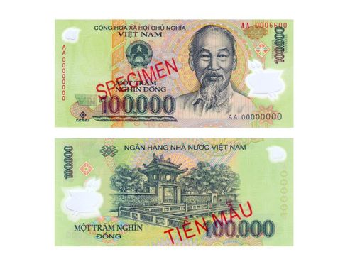 Tiền polymer 100.000 đồng