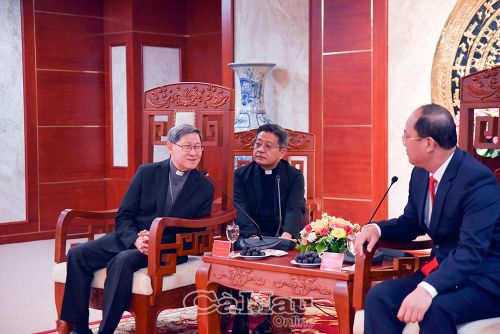 Đức Hồng y Luis Antonio Gokim Tagle, Tổng trưởng Phân bộ Khởi đầu loan báo tin mừng, Đặc sứ của Đức Giáo hoàng Lêô XIV, cảm ơn sâu sắc sự quan tâm, hỗ trợ chu đáo của chính quyền địa phương đối với lễ tuyên phong Chân phước cho Linh mục Phanxicô Xaviê Trương Bửu Diệp.