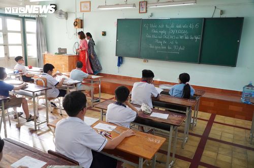 Các thí sinh dự khảo sát vào lớp 6 năm 2026 (Ảnh: Phan Nga)