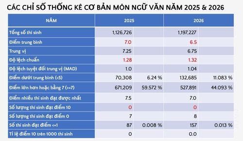 Đề Văn về “Steve Jobs Việt Nam”: Không có điểm 10, điểm trung bình đạt 6,5.