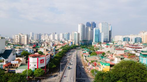 Một góc Thủ đô nhìn từ trên cao. Ảnh: Phương Ngân