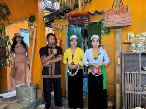 Một farmstay tại Mường Cốc. Ảnh: Hoàn g Quyên