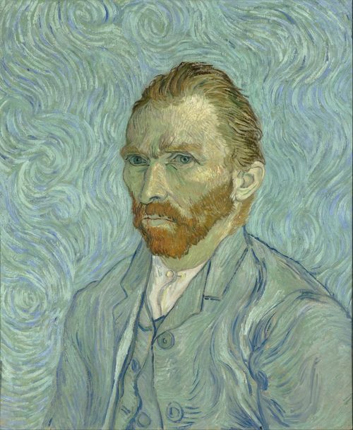 Bức tranh Chân dung tự họa ở Saint-Rémy được vẽ bởi danh họa Vincent van Gogh. Ảnh: wikipedia