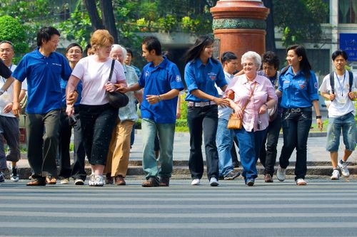 Đề tài về tuổi trẻ và thanh niên tình nguyện là đề tài mà nhiếp ảnh gia Nguyễn Á nhiều năm theo đuổi.