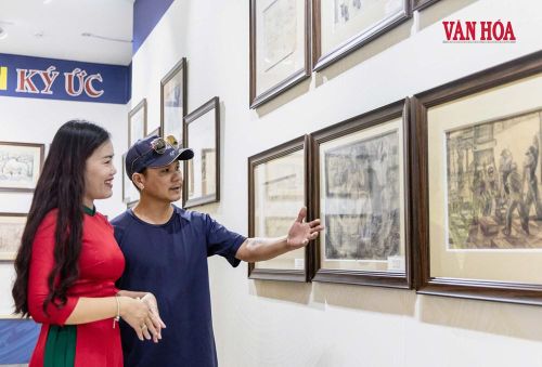 Họa sĩ Nguyễn Lương Sao phân tích tác phẩm của họa sĩ Nguyễn Văn Nguyên