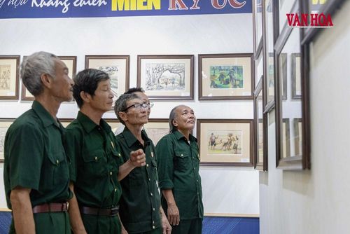 Những bức ký họa này là những lát cắt chân thực về chiến tranh bằng ngôn ngữ hội họa
