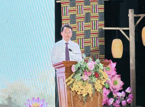 Ông Trần Trung Hiếu, Phó Giám đốc Sở Du lịch Hà Nội phát biểu