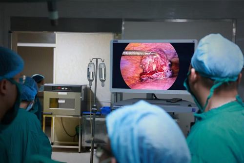 Các bác sĩ Bệnh viện Phụ sản Hà Nội thống nhất phẫu thuật cấp cứu bằng phương pháp nội soi.