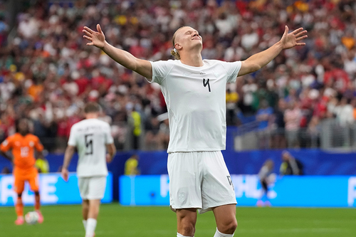  Haaland đang thăng hoa cùng đội tuyển Na Uy tại World Cup 2026. Ảnh: AP