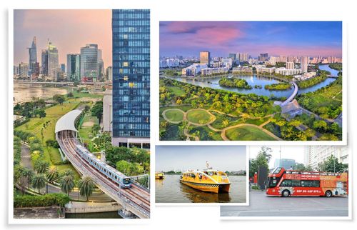 TP Hồ Chí Minh đang từng bước mở rộng mạng lưới metro, phát triển giao thông công cộng, xây dựng đô thị theo mô hình TOD, gia tăng không gian xanh và thúc đẩy sử dụng năng lượng sạch.