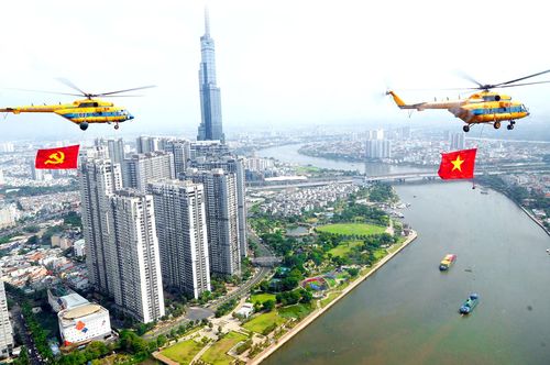 TP Hồ Chí Minh nhìn từ trực thăng.