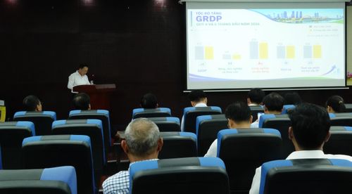 Toàn cảnh buổi họp báo. Ảnh: XUÂN QUỲNH