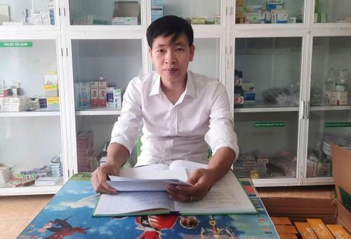 Anh Lê Công Tùng - Tổ trưởng Tổ dân phố Dinh Xá (phường Đông Tiến).