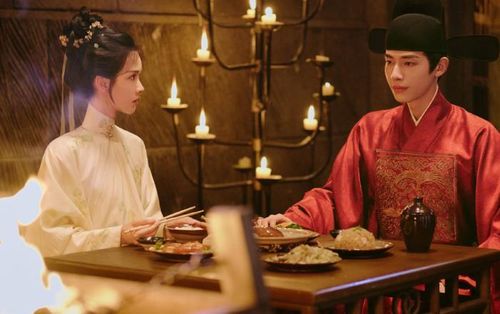 Nhạn Hồi Thì do Trần Đô Linh và Tân Vân Lai đóng chính. Ảnh: Weibo 
