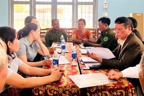 Công an xã Đức An luôn bám cơ sở, gần gũi với Nhân dân để nắm tình hình