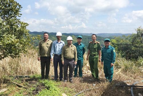 Lãnh đạo xã Đam Rông 2 và các đơn vị thường xuyên tổ chức đi kiểm tra, bảo vệ rừng