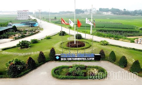 Giao thông thuận lợi giúp CCN Bãi Ba-Đông Thành thu hút nhiều nhà đầu tư thứ cấp.
