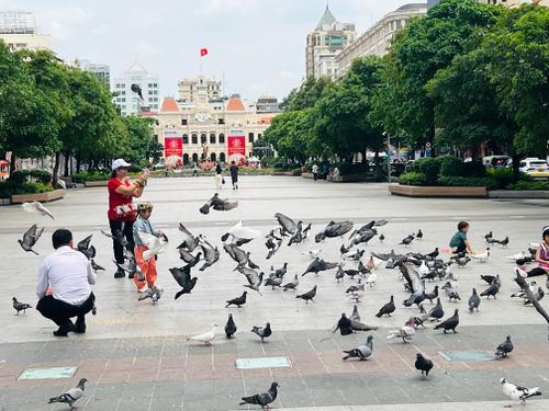 Khung cảnh bình yên giữa Thành phố mang tên Bác