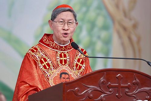 Trong bài giảng, Đức Hồng y Tagle nhấn mạnh Chân phước Phanxicô Xaviê Trương Bửu Diệp là chứng nhân của đức tin, đã sống yêu thương và hy sinh đến cùng vì Thiên Chúa và tha nhân. Từ tấm gương của ngài, Đức Hồng y kêu gọi mọi người biết chọn sự thật, sống bác ái, xây dựng hòa bình, tránh bạo lực, chia rẽ và đặt niềm hy vọng nơi Thiên Chúa.