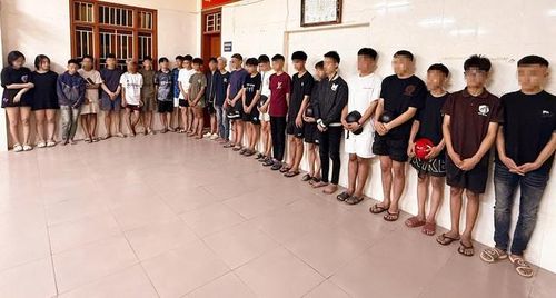 Số thanh, thiếu niên vi phạm pháp luật tại cơ quan công an.