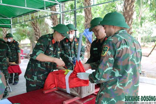 Nghĩa trang Liệt sĩ xã Đô Lương là nghĩa trang thứ năm được triển khai lấy mẫu sinh phẩm ADN. Tại đây có 1.308 phần mộ liệt sĩ cần lấy mẫu.