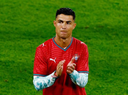  Ngoài quả 11 m, Ronaldo chơi mờ nhạt trước Croatia. Ảnh: Reuters. 