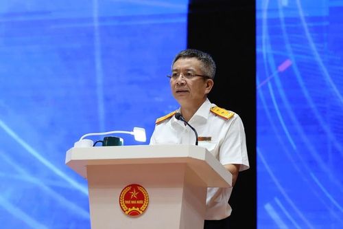 Cục trưởng Cục Thuế Mai Xuân Thành phát biểu tại Hội nghị - Ảnh: VGP